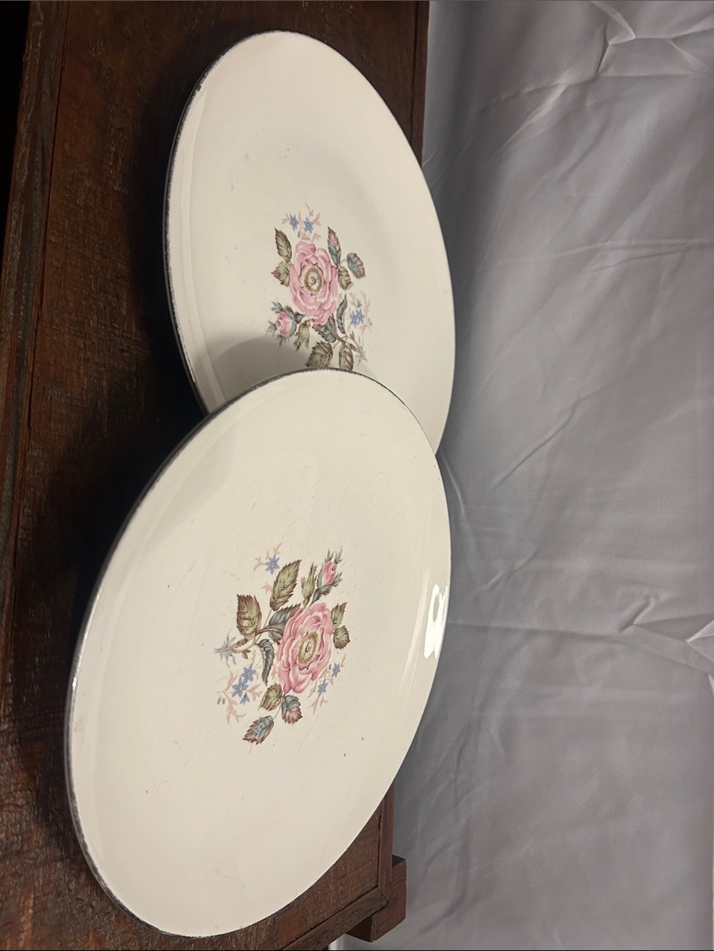 Pair of vintage Homer Laughlin plates